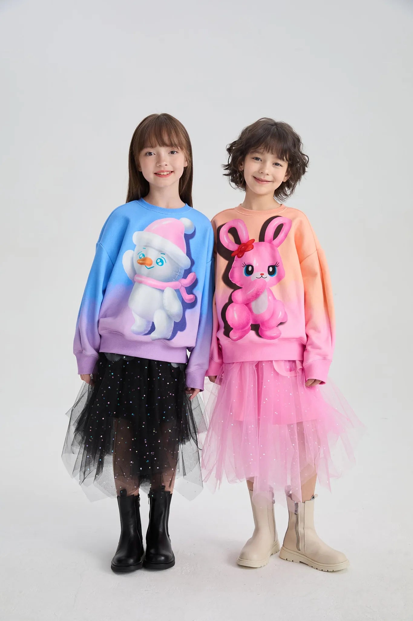 Poco Blush Starry Tulle Sequin Skirt