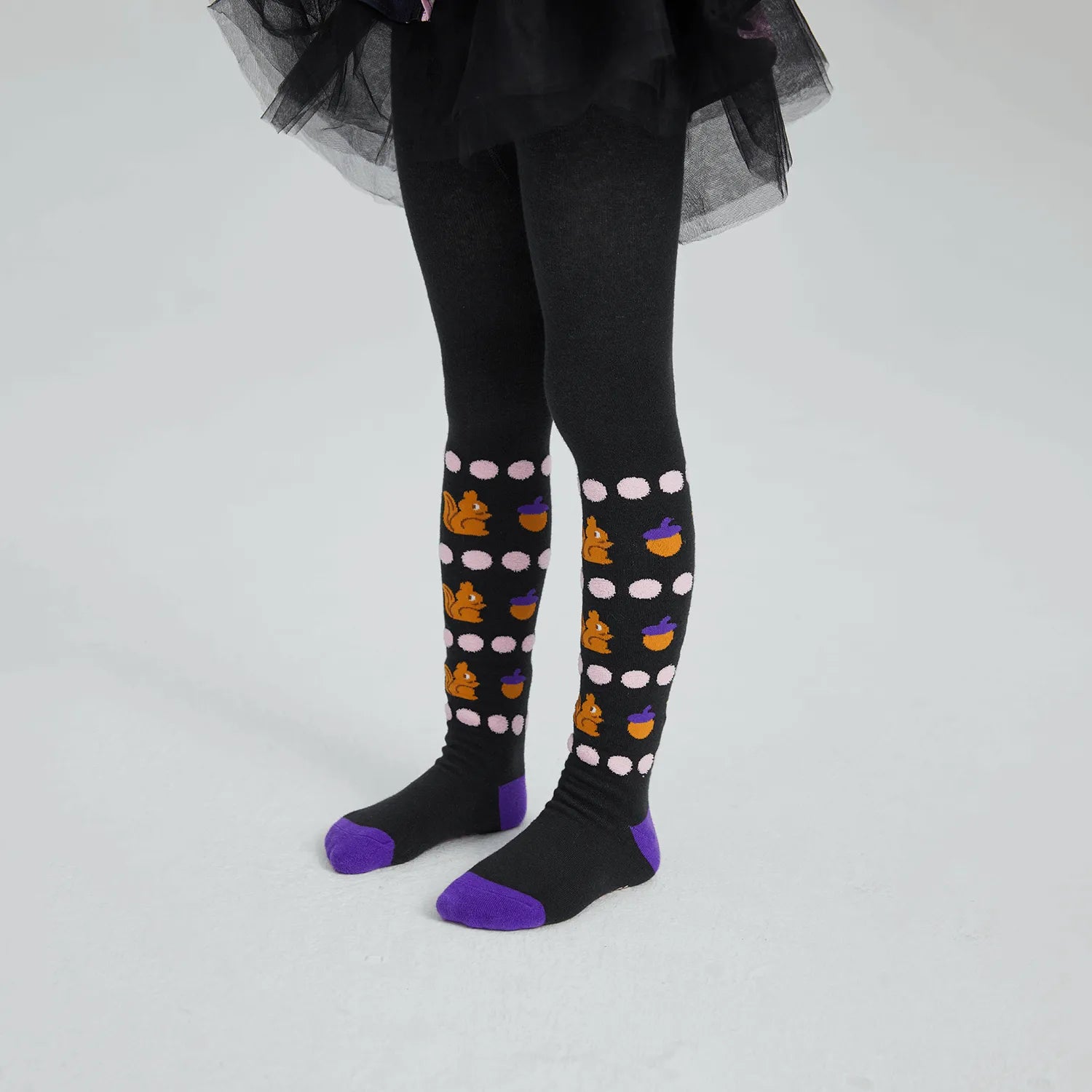 Poco Blush Squirrel Warrior Knit Tights