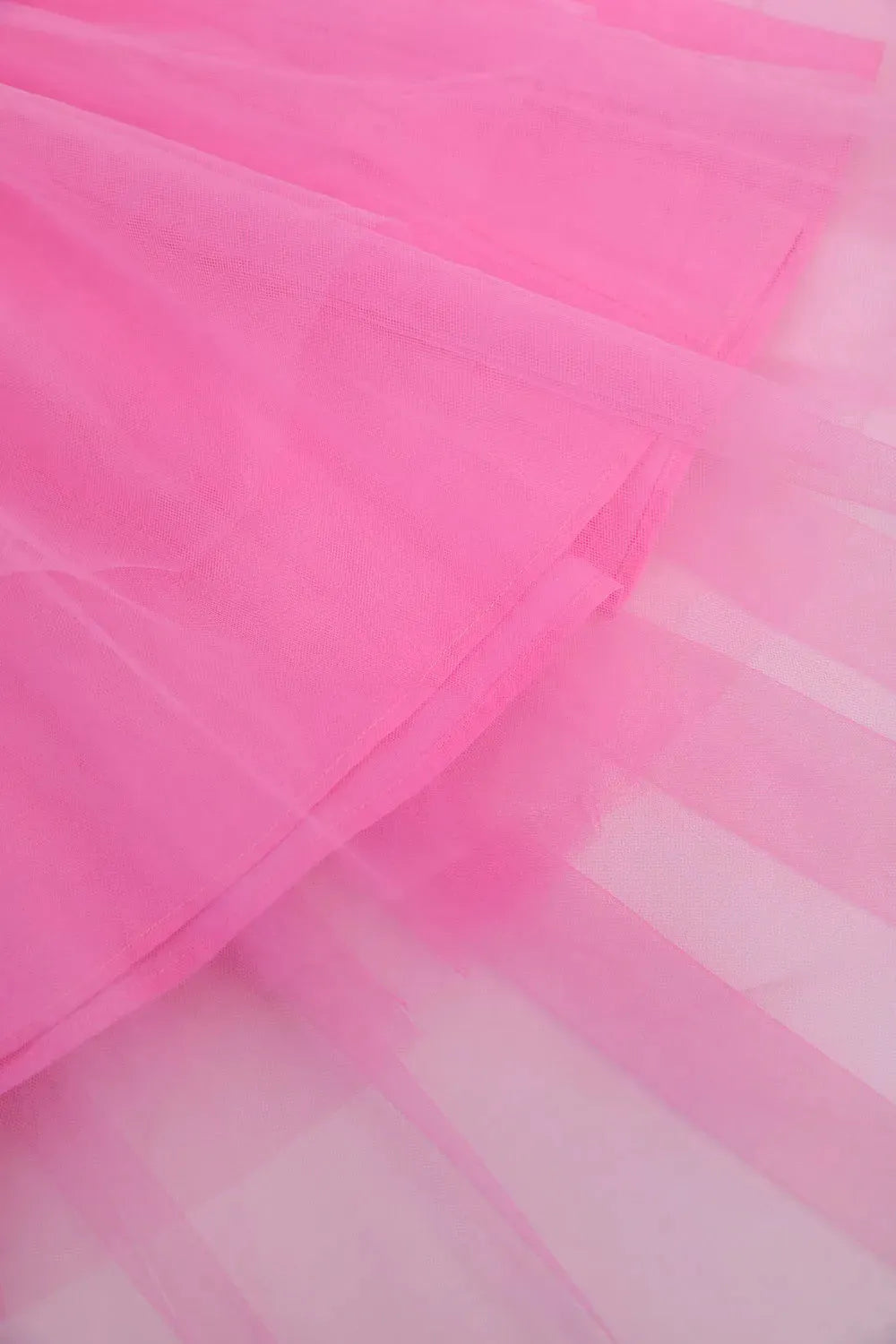 Poco Blush 3D Swan Head Mesh Suspender Dress