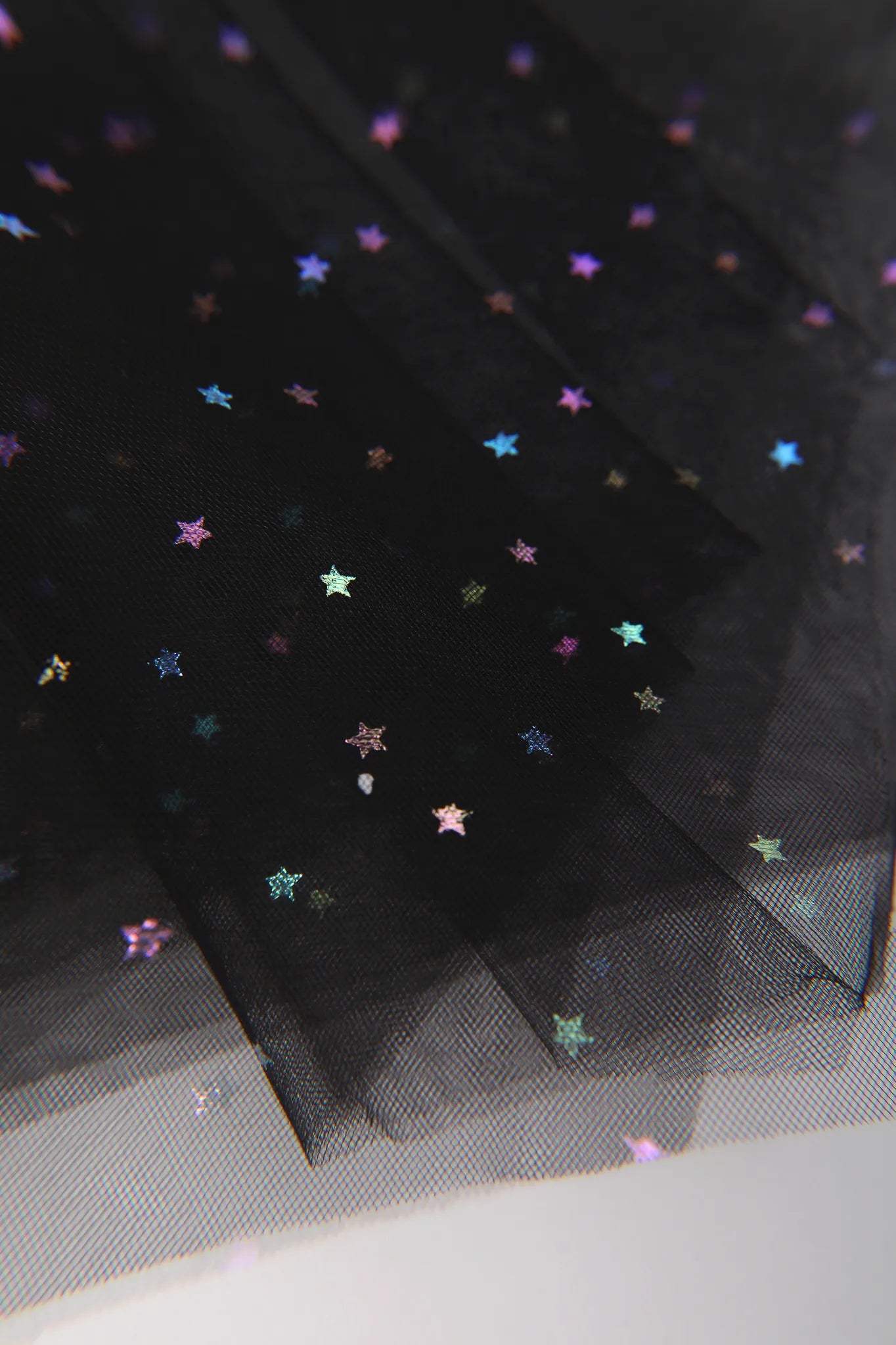 Poco Blush Starry Tulle Sequin Skirt