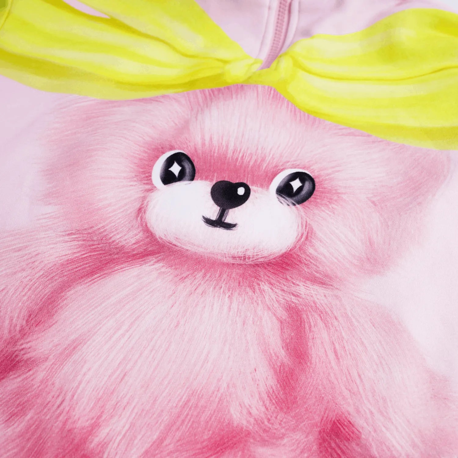 Poco Blush Ribbon Bear Cape Hoodie