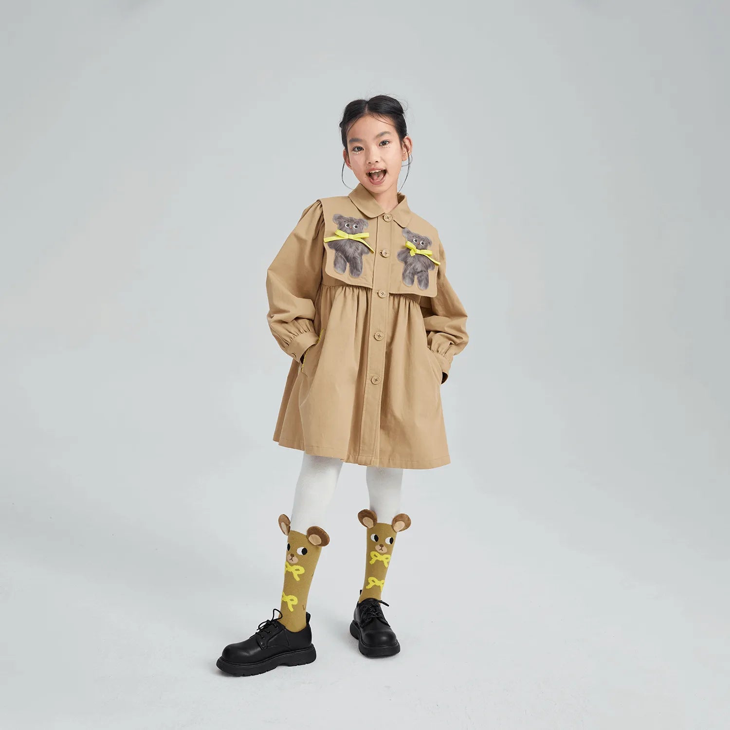 Poco Blush Plush Toy Knit Tights