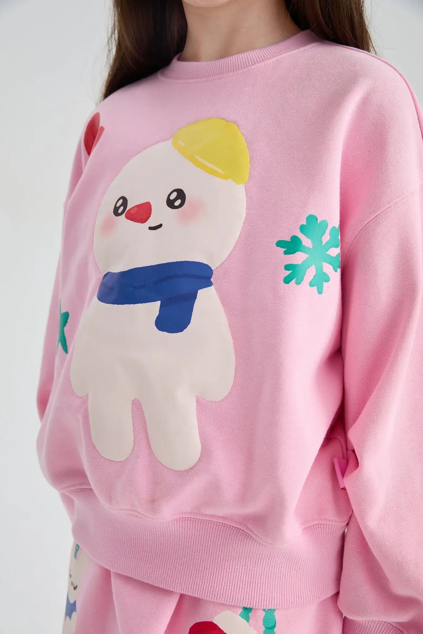 Poco Blush Snow Child Soft Plush Sweatshirt