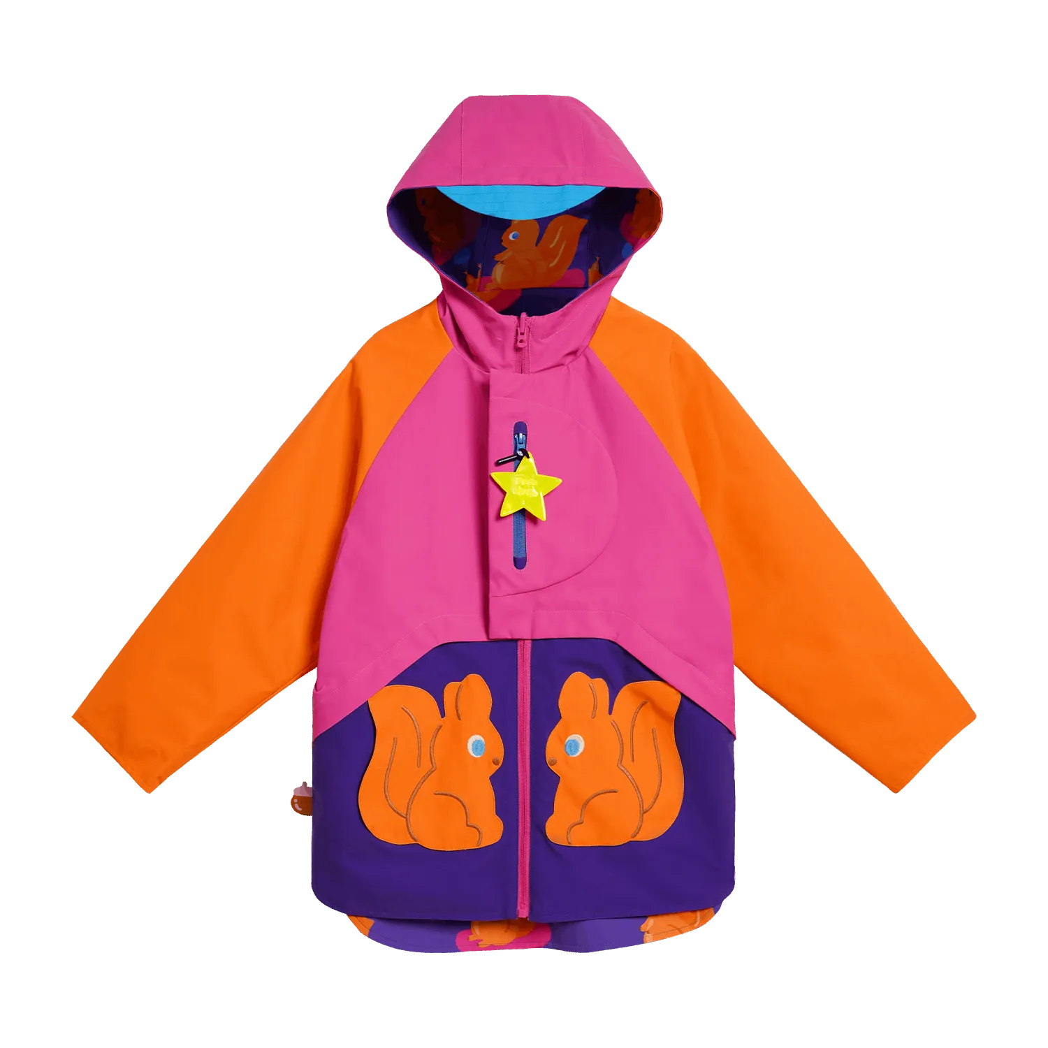 Poco Blush Squirrel Warrior Reversible Shell Jacket Purple