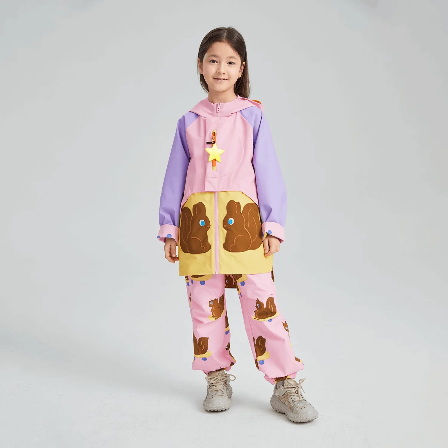 Poco Blush Squirrel Warrior Shell Pants