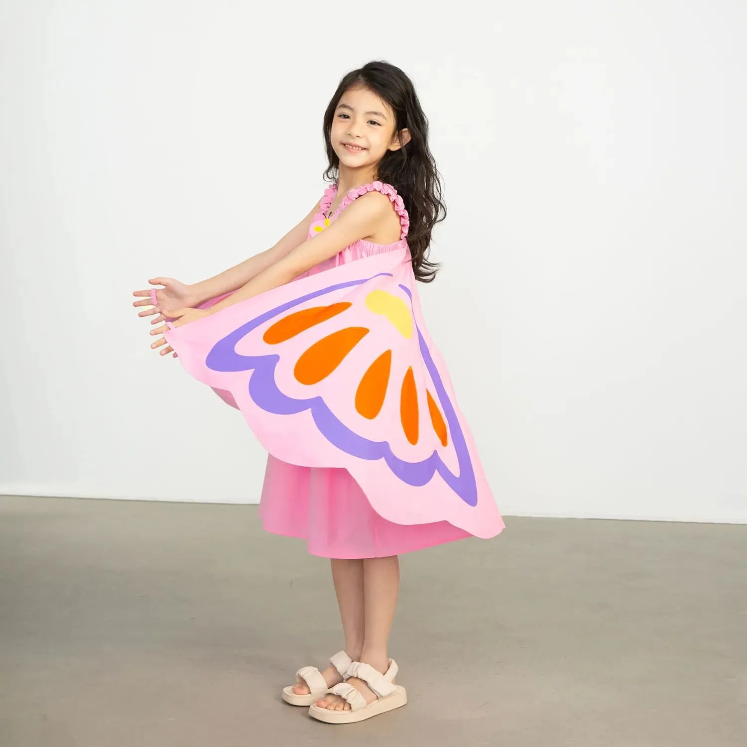 Poco Blush Summer Blossom Butterfly Dress