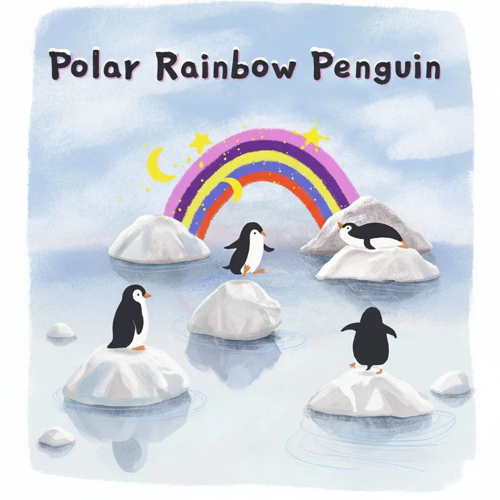 Poco Blush Polar Rainbow Penguin kidswear collection