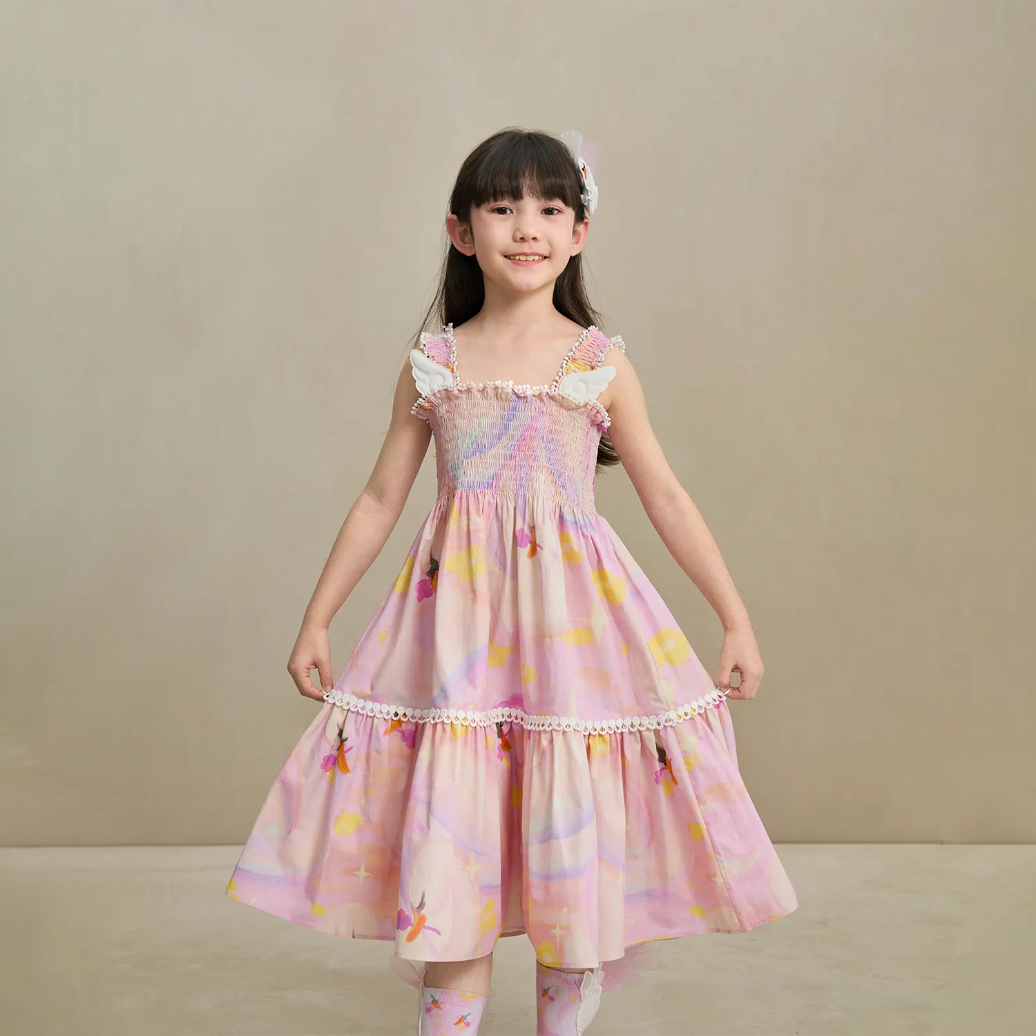 Poco Blush Dreamy Swan Lake Art Dress