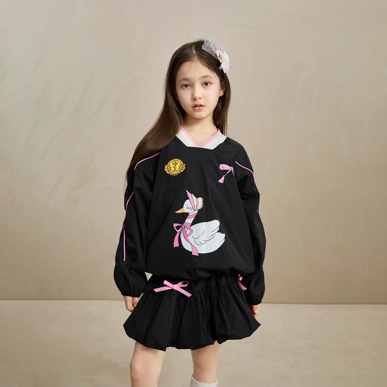 Poco Blush Swan Ribbon Active Jacket