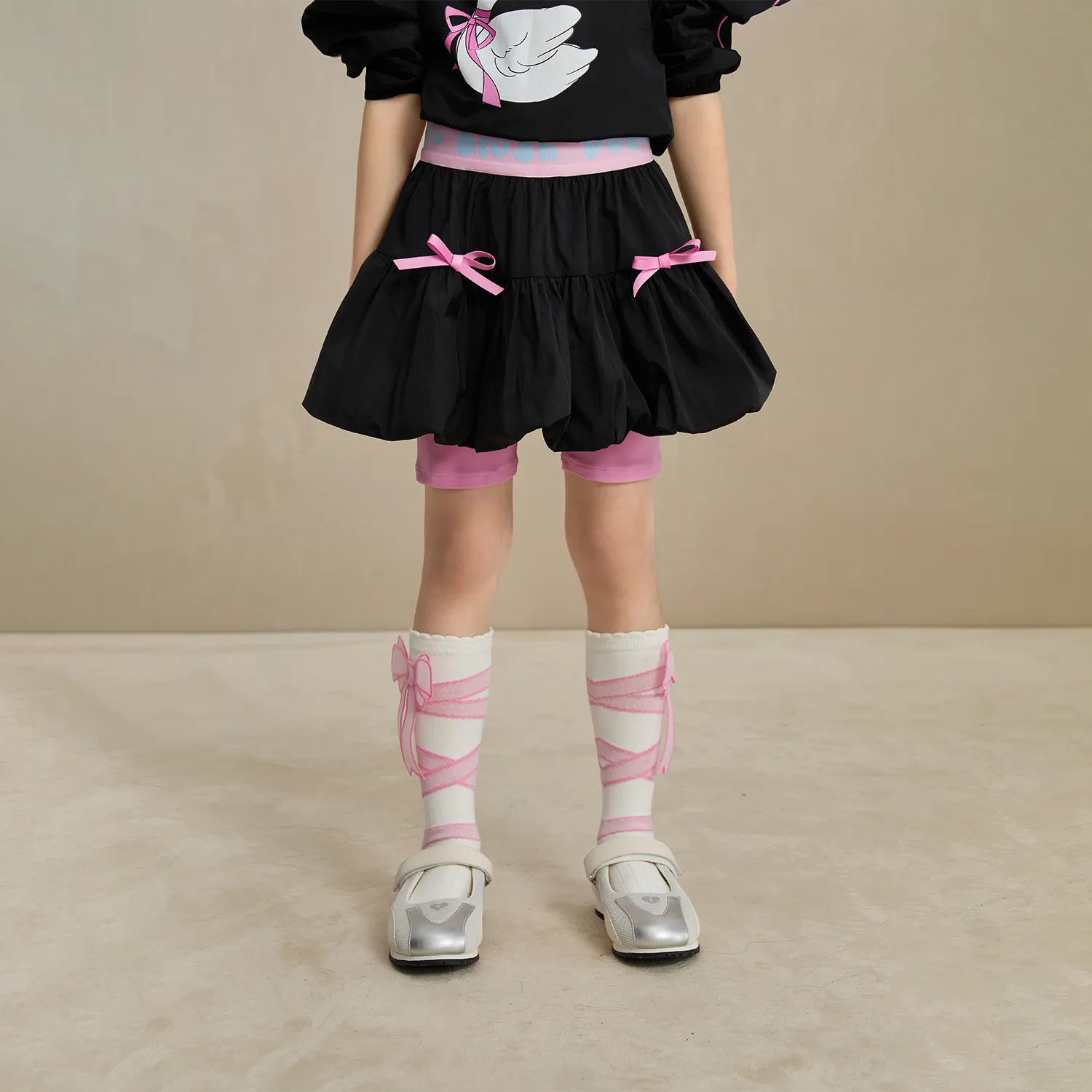Poco Blush Swan Ribbon Skort