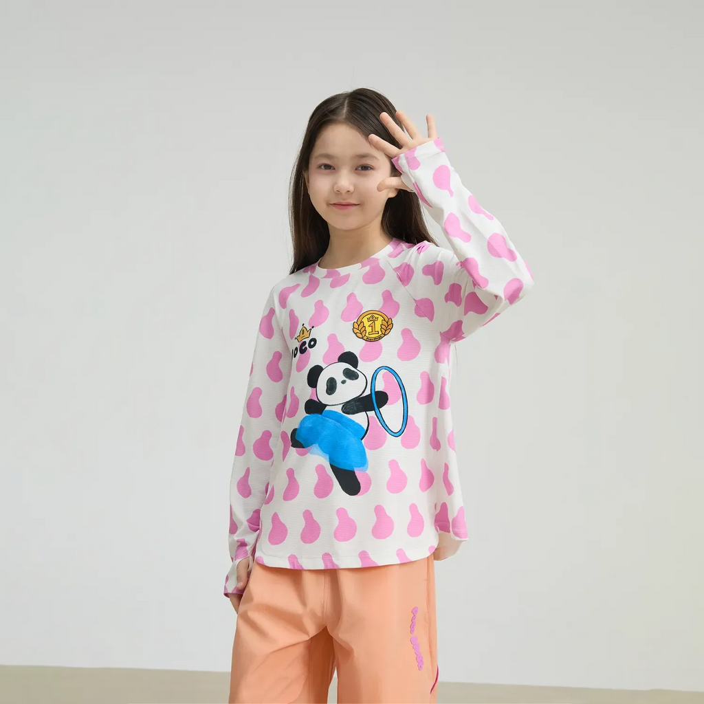 Poco Blush Dancing Panda UPF 50+ Sports Tee