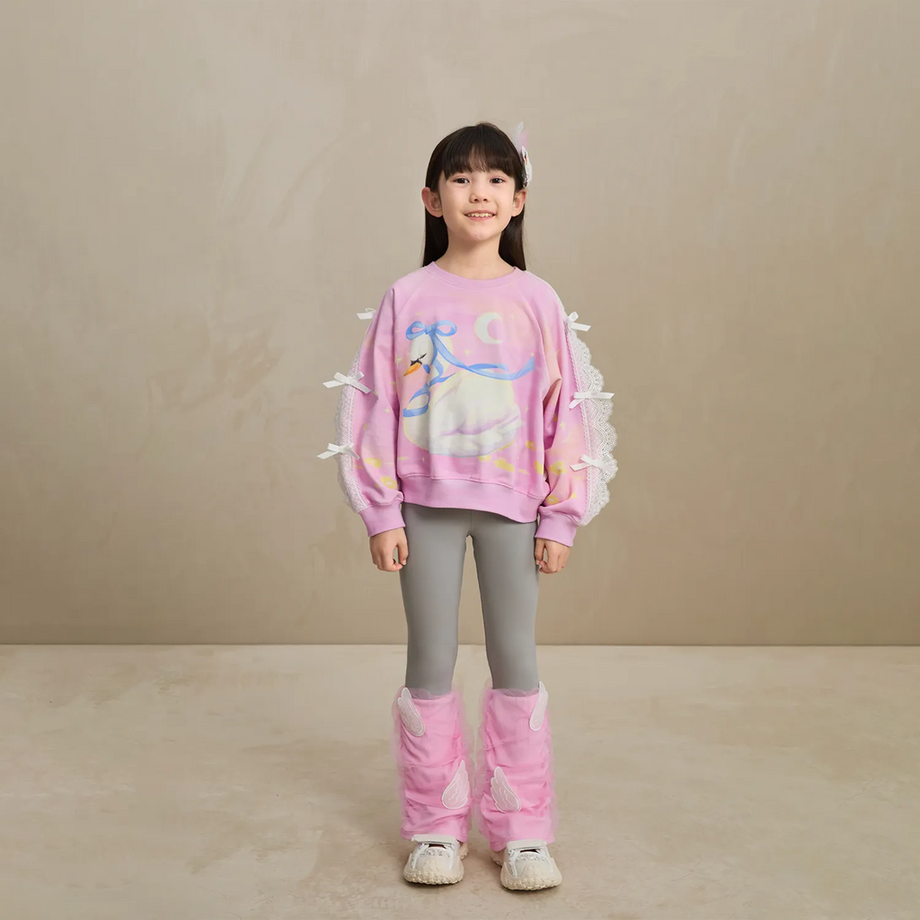 Poco Blush Featherlight Mesh Layered Leggings