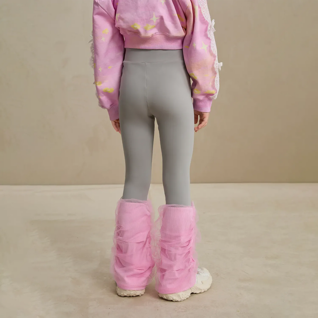 Poco Blush Featherlight Mesh Layered Leggings