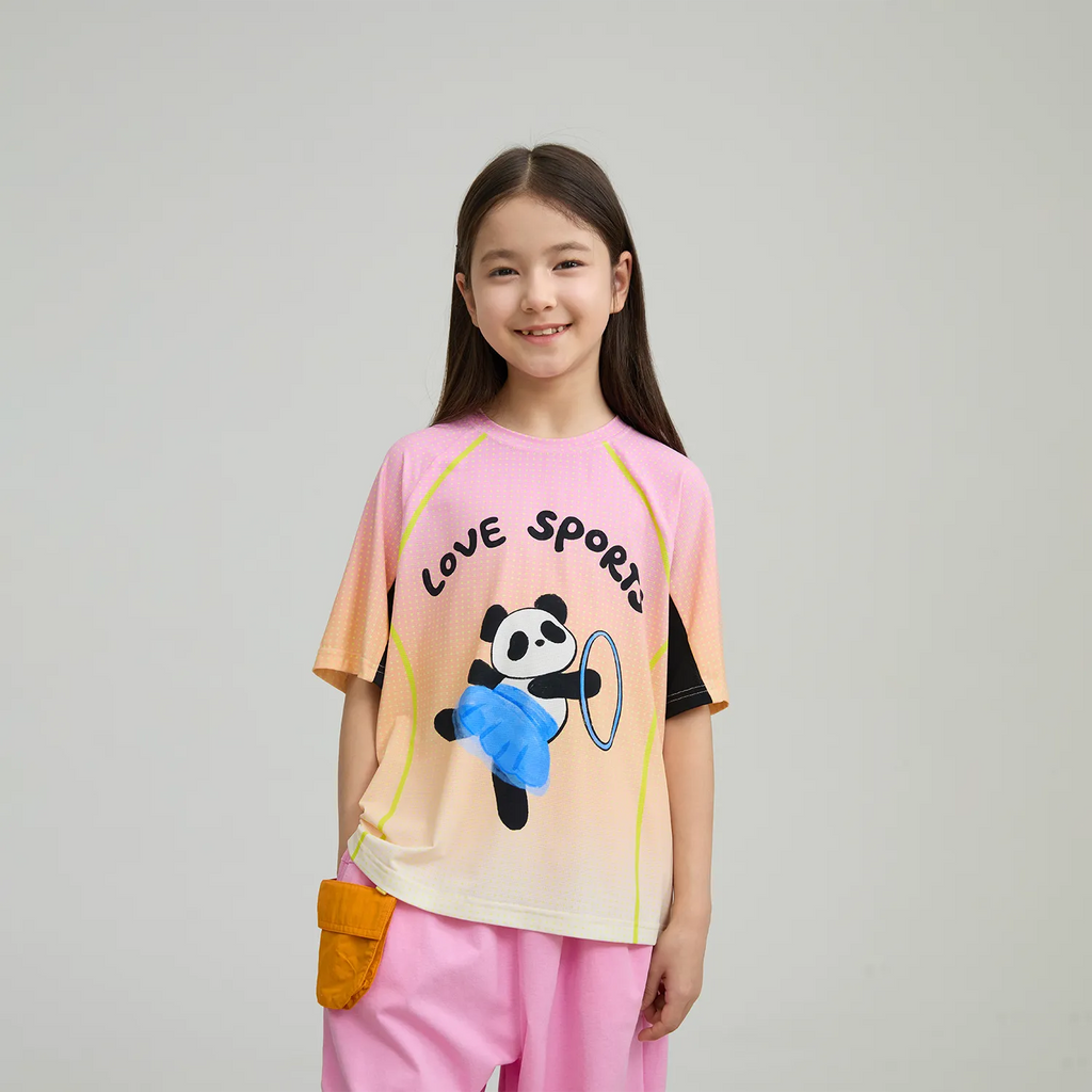 Poco Blush Dancing Panda Sports Tee