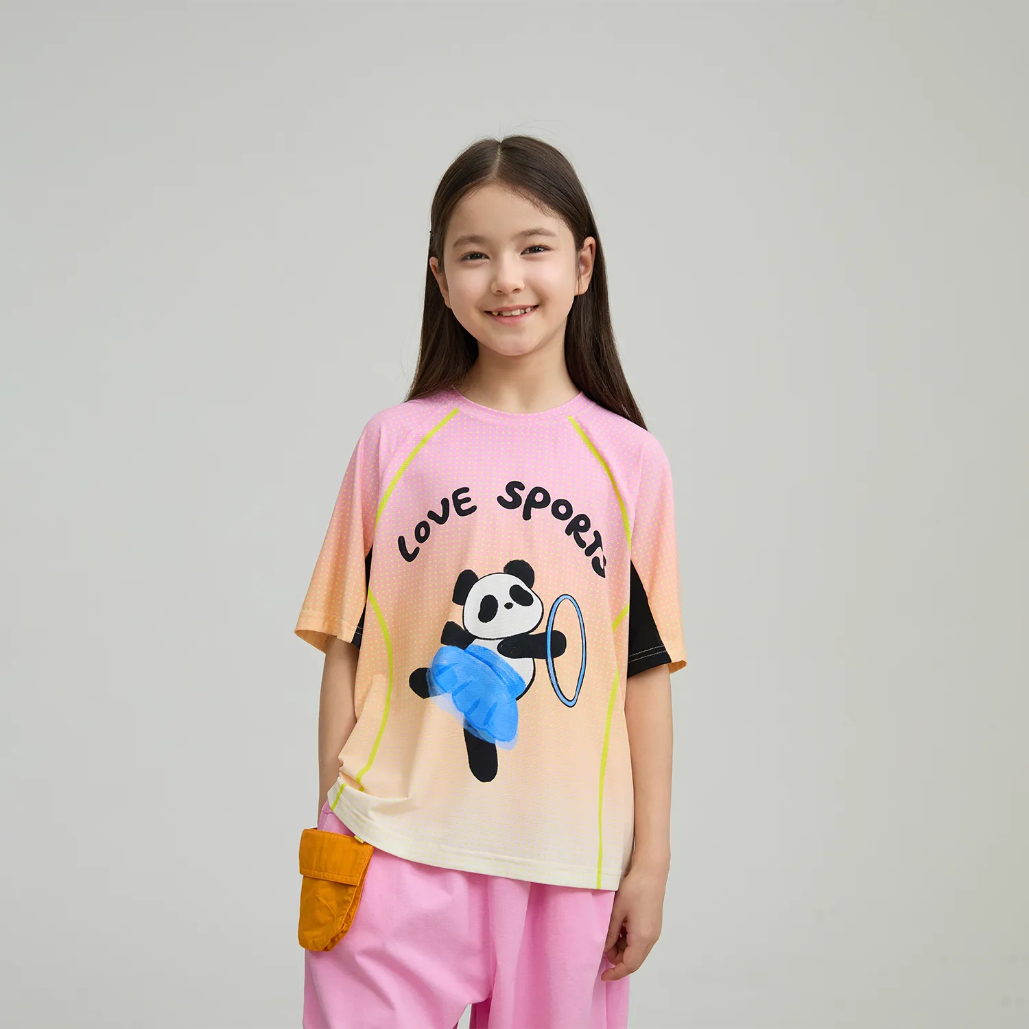 Poco Blush Dancing Panda Sports Tee