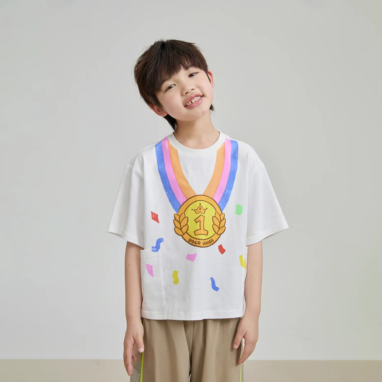 Poco Blush Champion Medal Pocket Tee