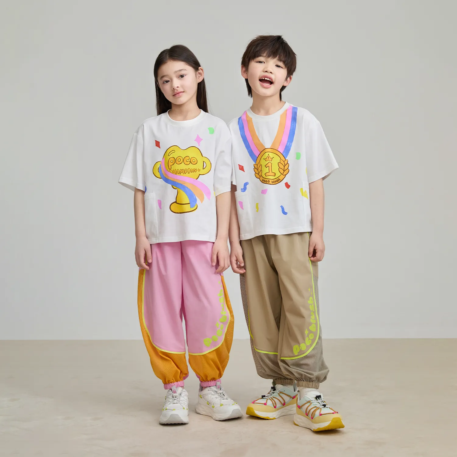 Poco Blush Champion Medal Pocket Tee