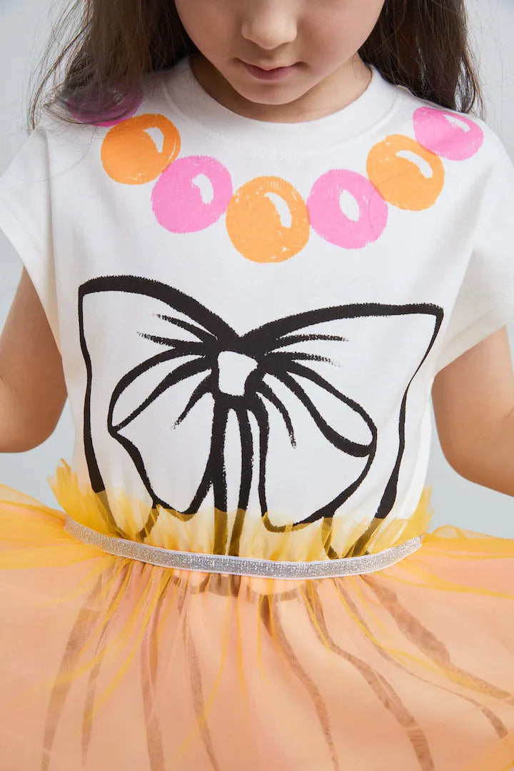Poco Blush Love-Mama Illusion Necklace Dress