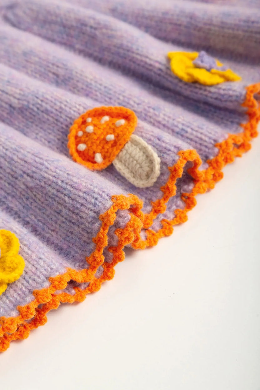 Squirrel Cable Knit Sweater Set by Poco Blush, image 12