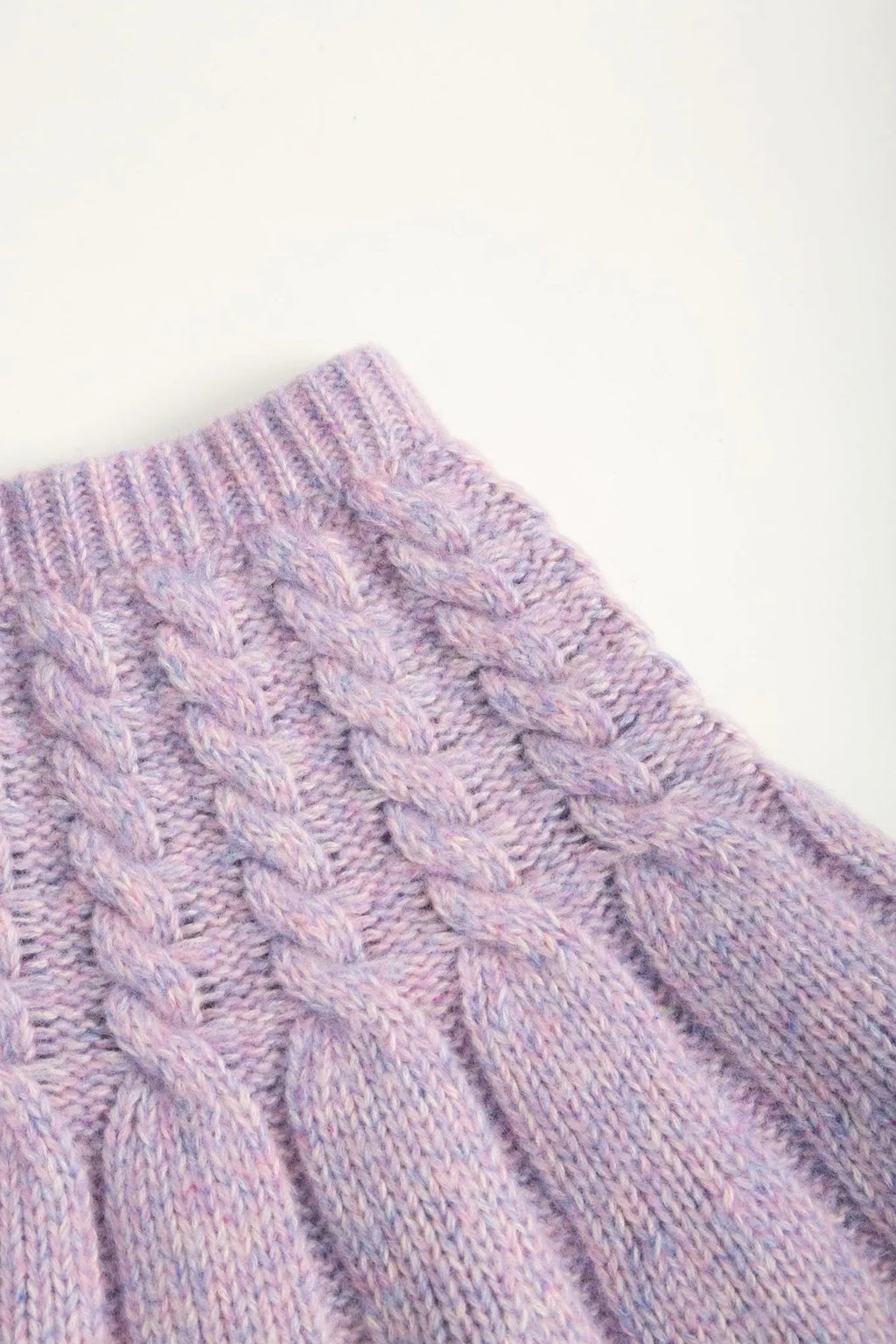 Poco Blush Squirrel Cable Knit Sweater Set