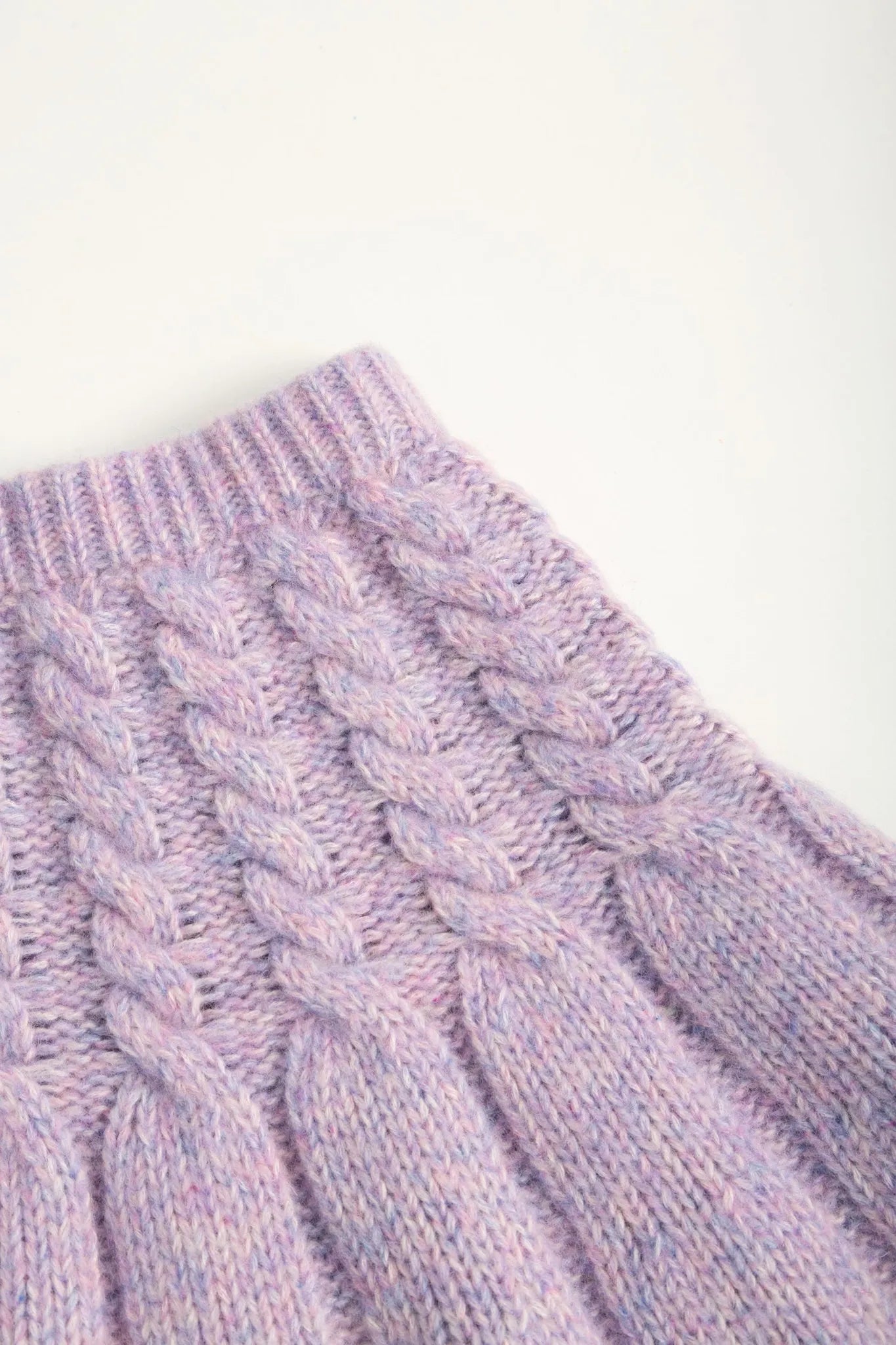 Poco Blush Squirrel Cable Knit Sweater Set