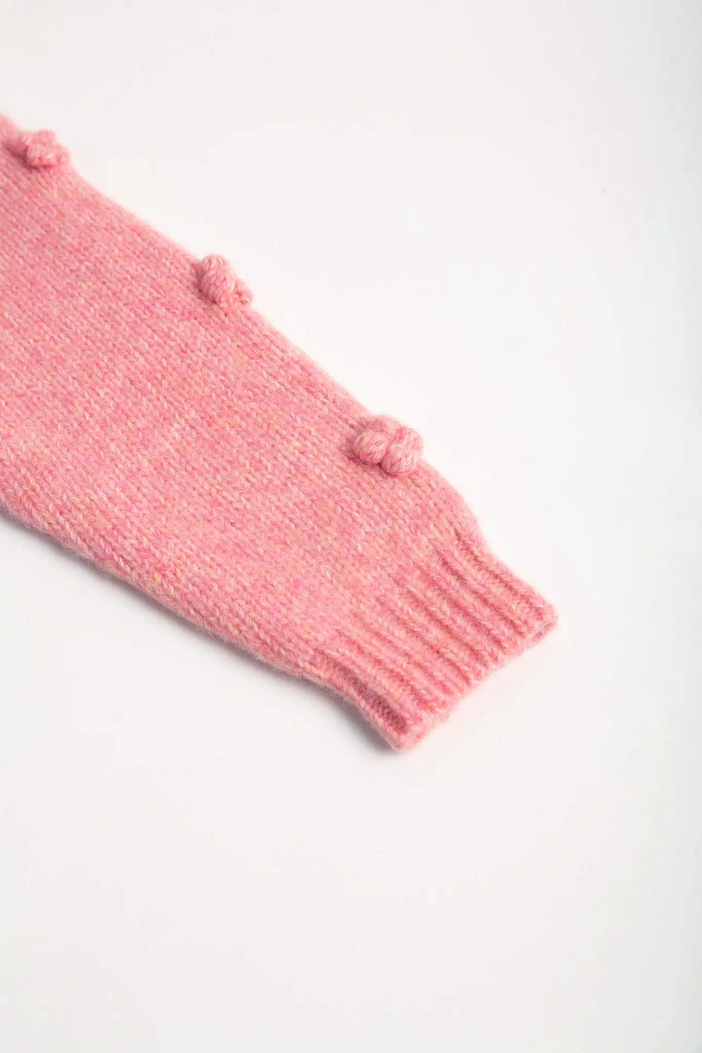 Poco Blush Puppy Embroidered Sweater Dress