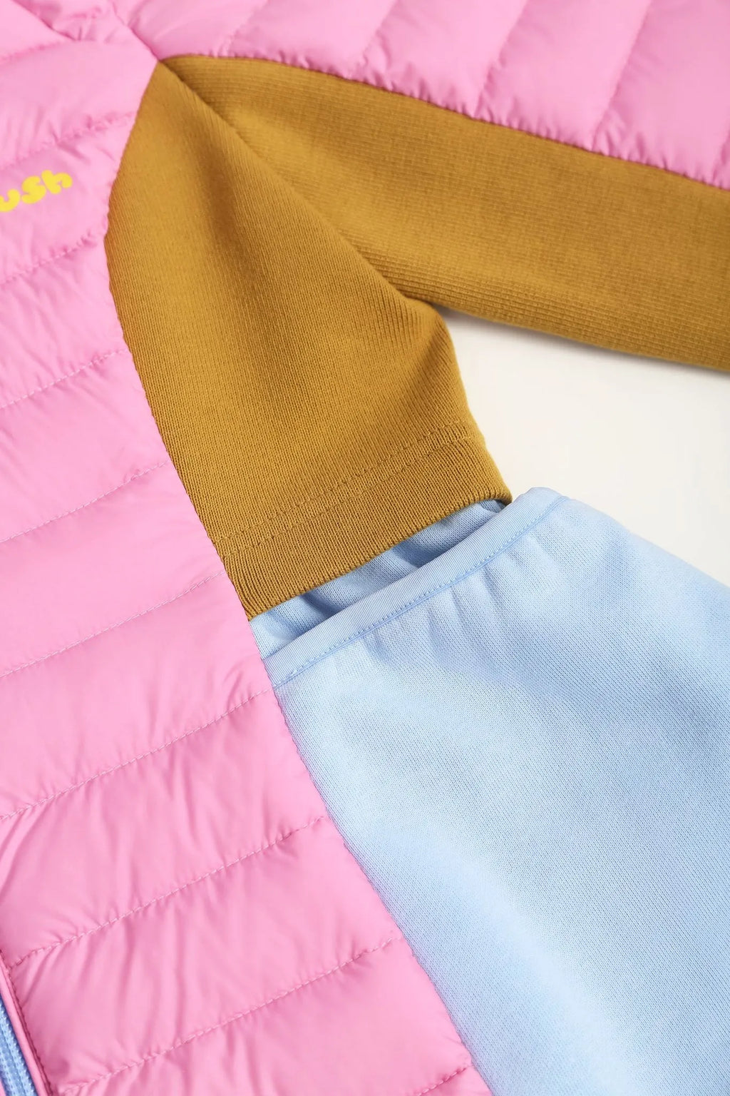Poco Blush Colorblock Lightweight Down Jacket