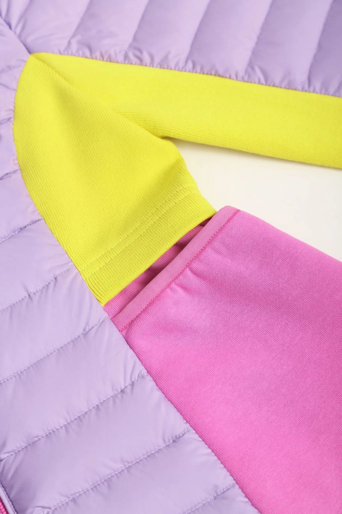 Poco Blush Colorblock Lightweight Down Jacket