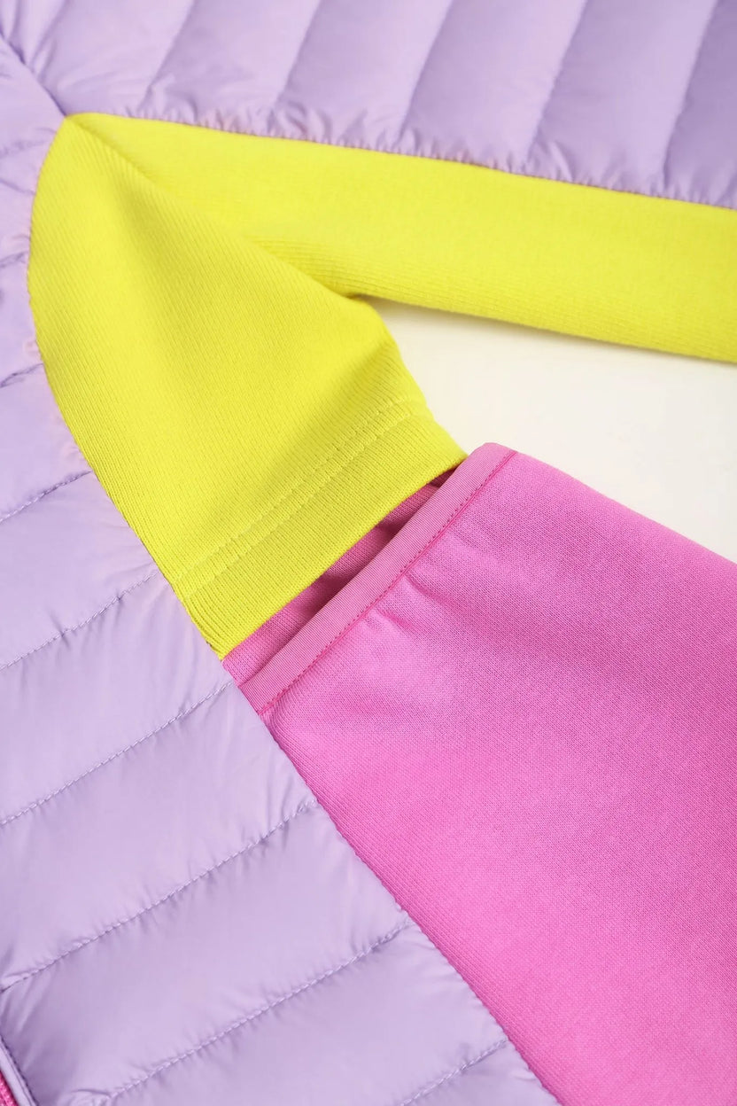 Colorblock Lightweight Down Jacket by Poco Blush, image 20