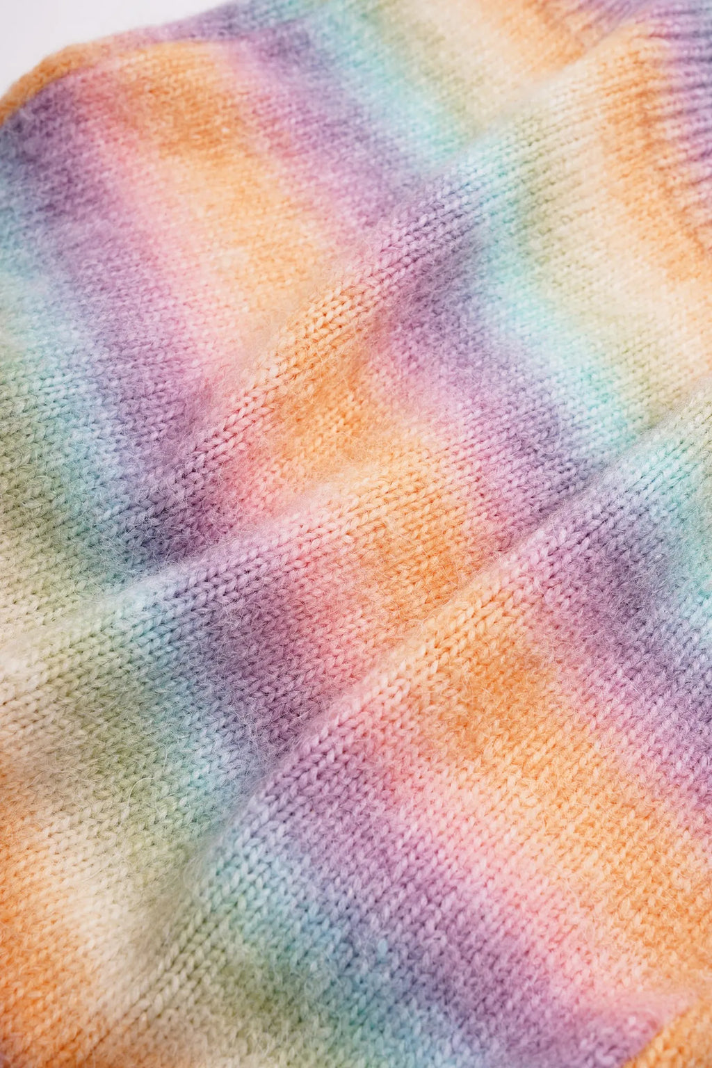 Poco Blush Rainbow Puppy Fuzzy Sweater