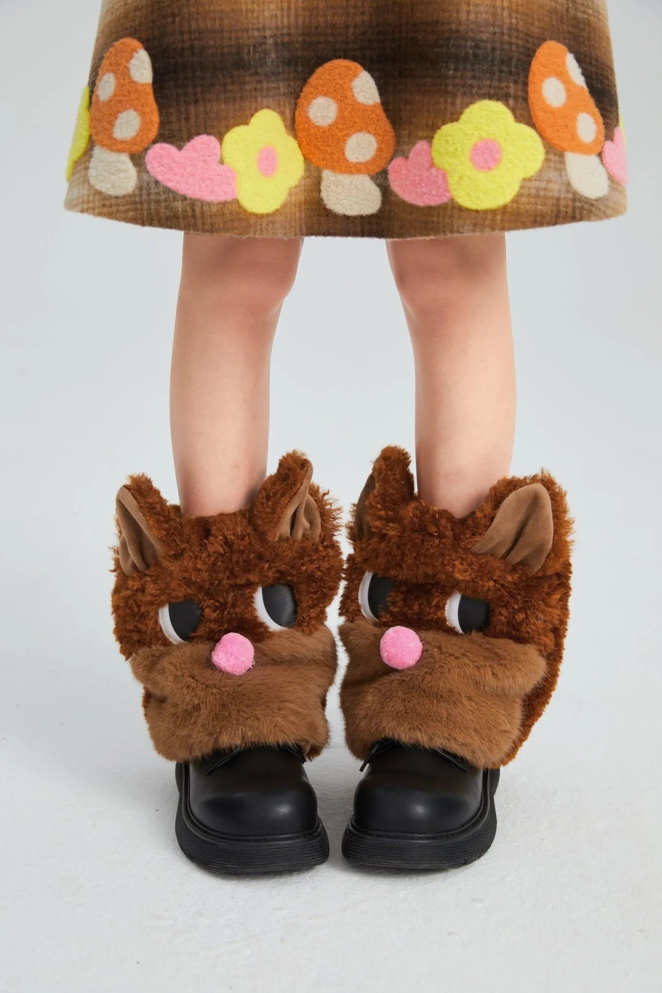 Poco Blush Fluffy Puppy Leg Warmers