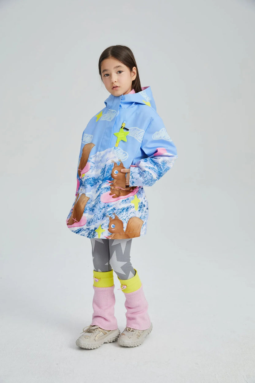 Snowy Squirrel 2-in-1 Ski Jacket by Poco Blush, image 5