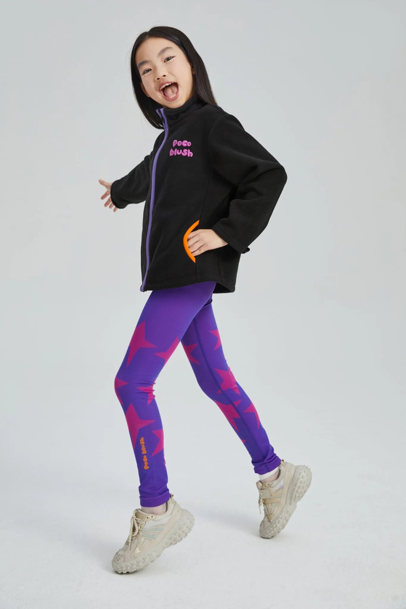 Poco Blush Seamless Star Legwarmer Legging Pants