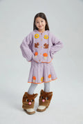 Poco Blush Squirrel Cable Knit Sweater Set