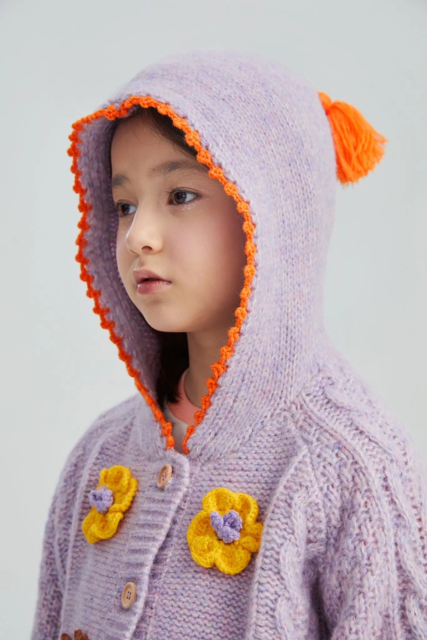 Poco Blush Squirrel Cable Knit Sweater Set