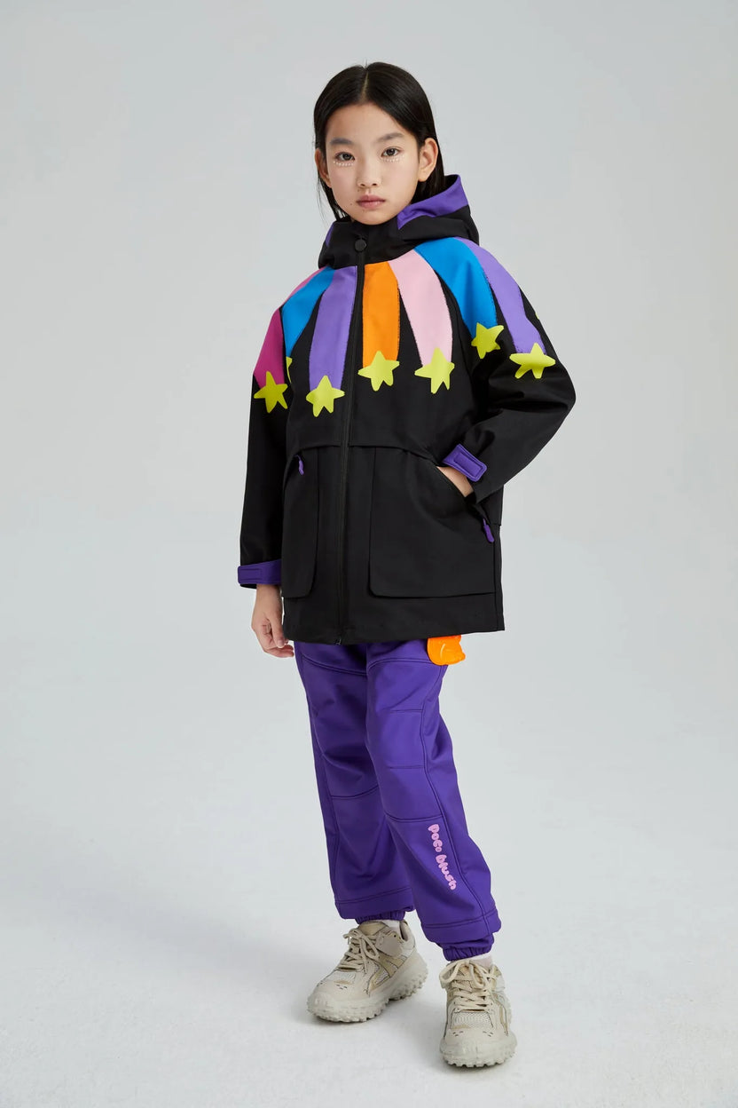 Rainbow Meteor 2-in-1 Ski Jacket by Poco Blush, image 4