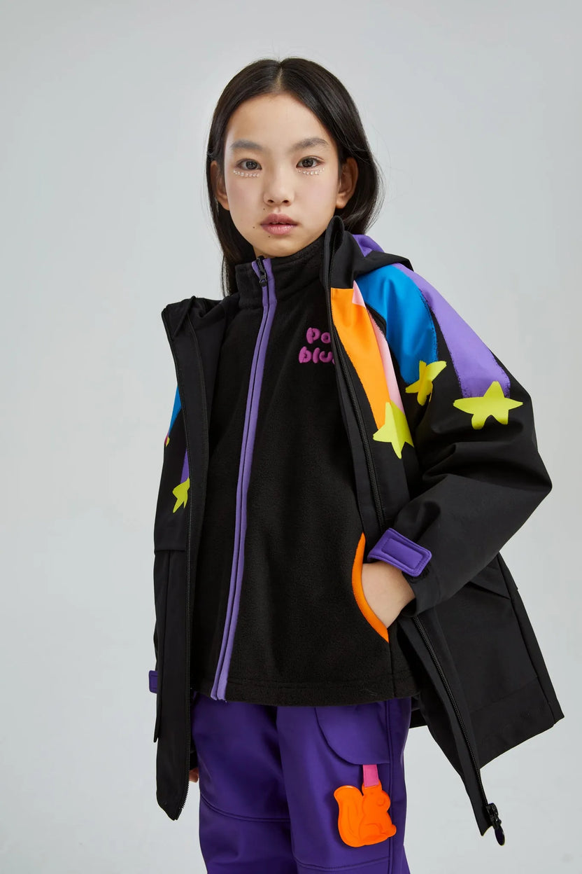 Rainbow Meteor 2-in-1 Ski Jacket by Poco Blush, image 11