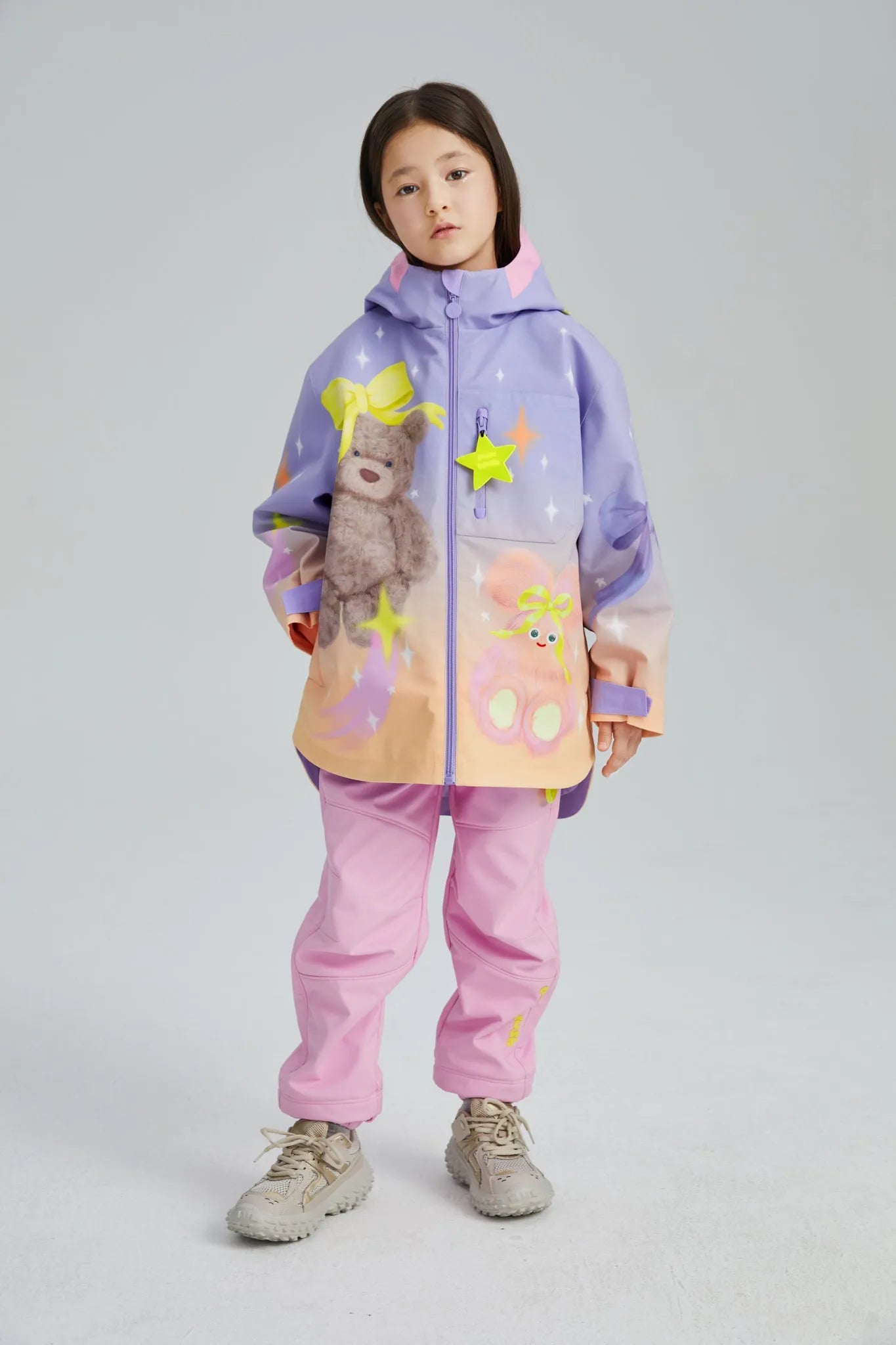 Poco Blush Toy Print 2-in-1 Ski Jacket