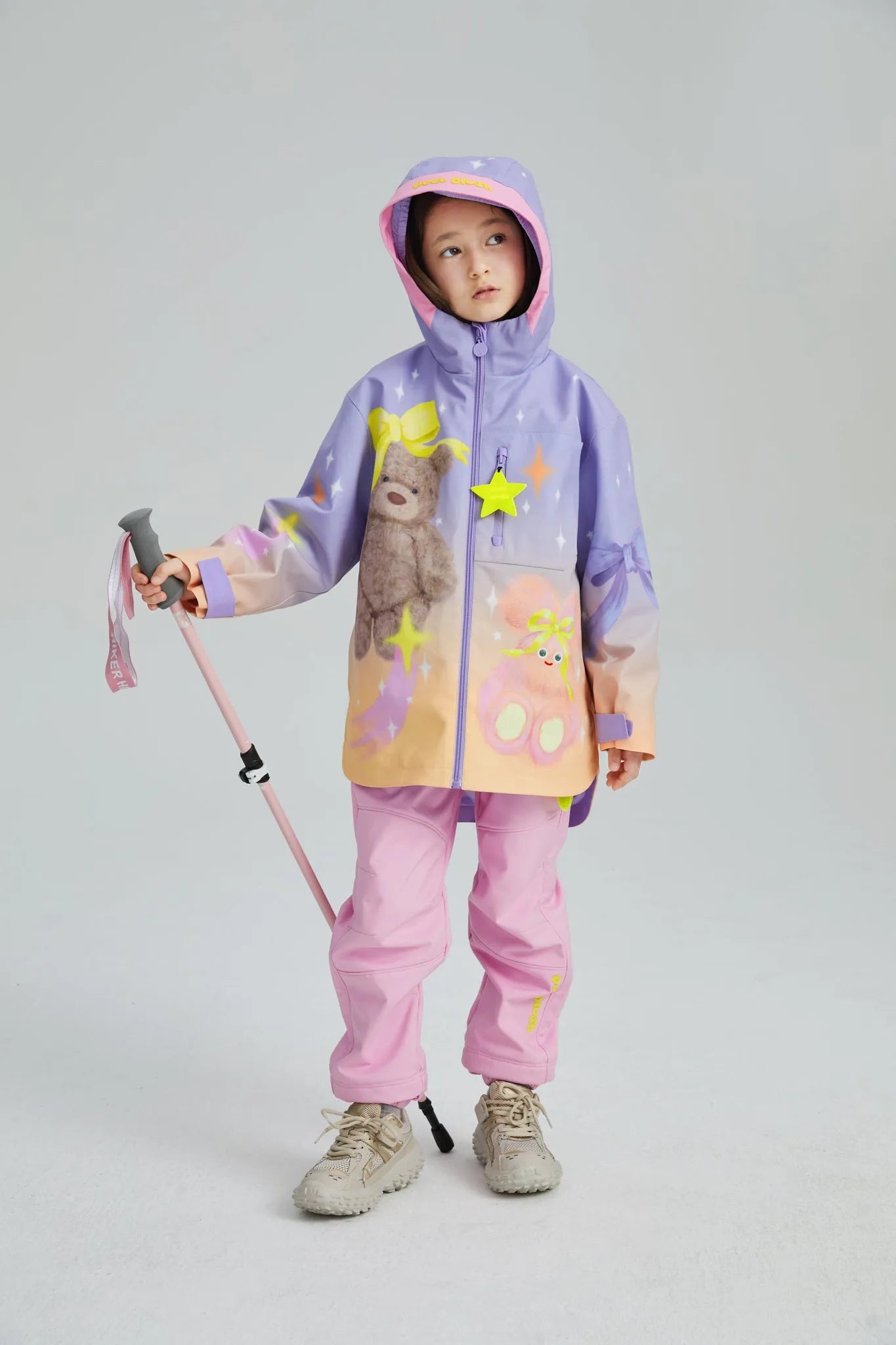 Poco Blush Toy Print 2-in-1 Ski Jacket