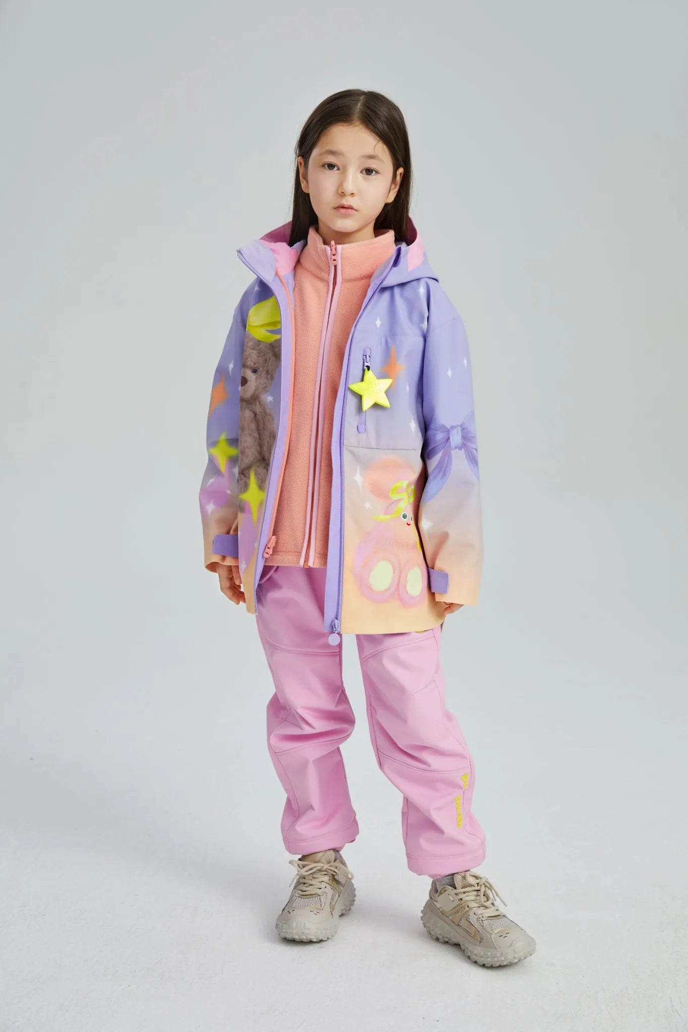 Poco Blush Toy Print 2-in-1 Ski Jacket