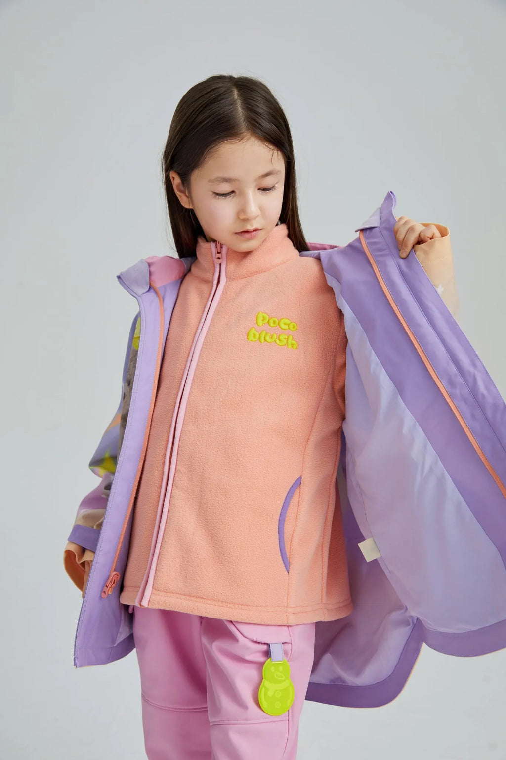 Poco Blush Toy Print 2-in-1 Ski Jacket