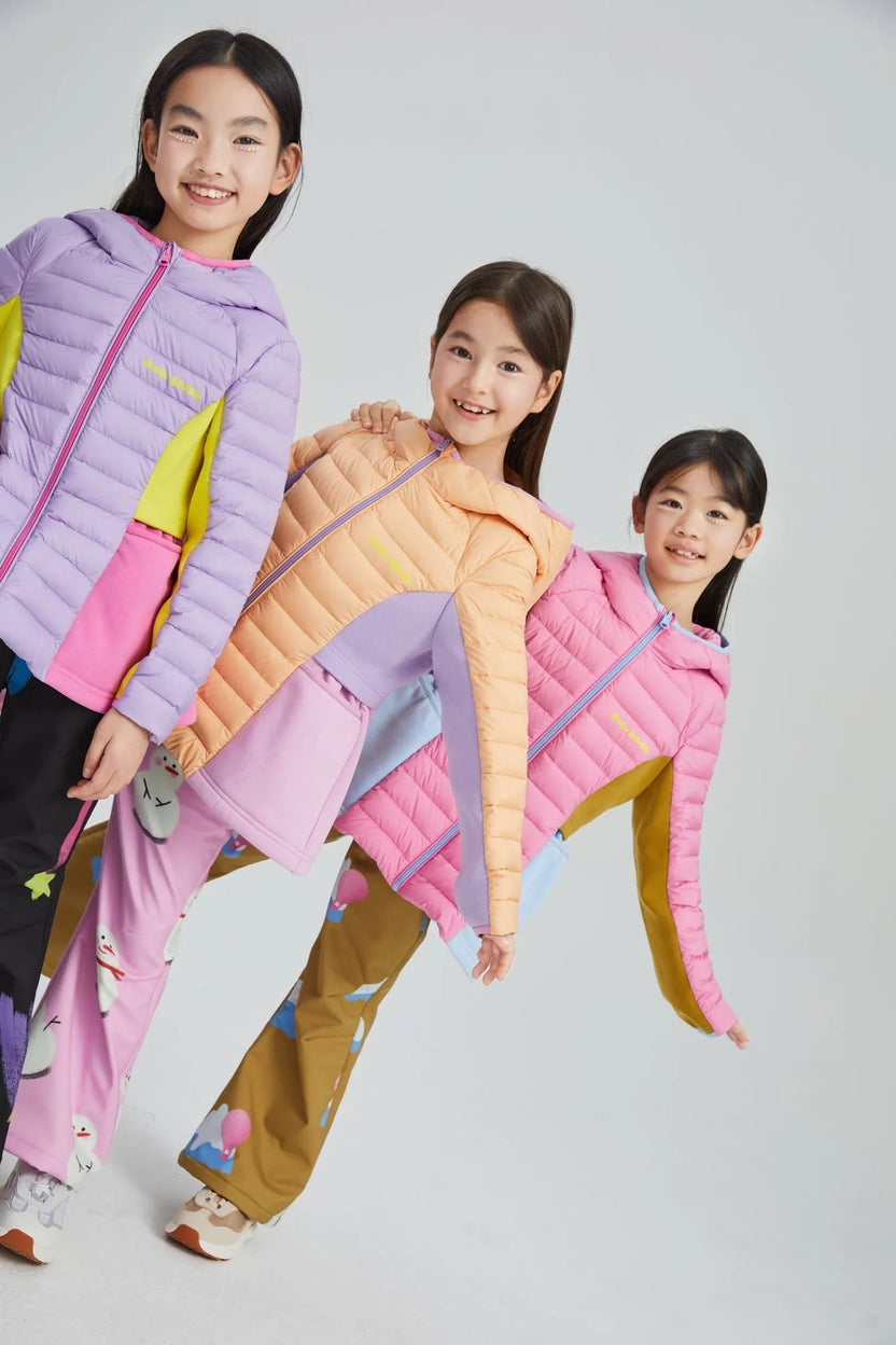 Colorblock Lightweight Down Jacket by Poco Blush, image 14