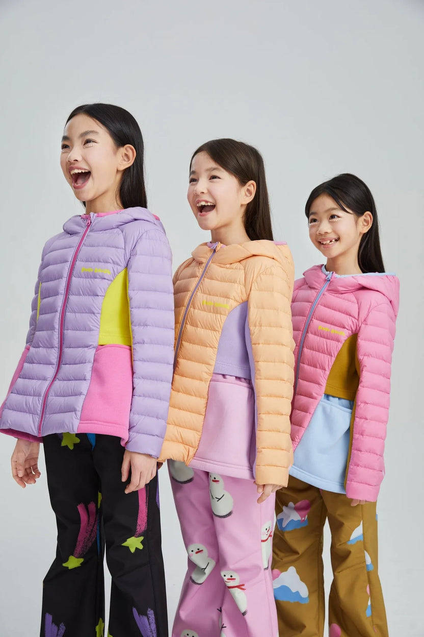 Colorblock Lightweight Down Jacket by Poco Blush, image 13