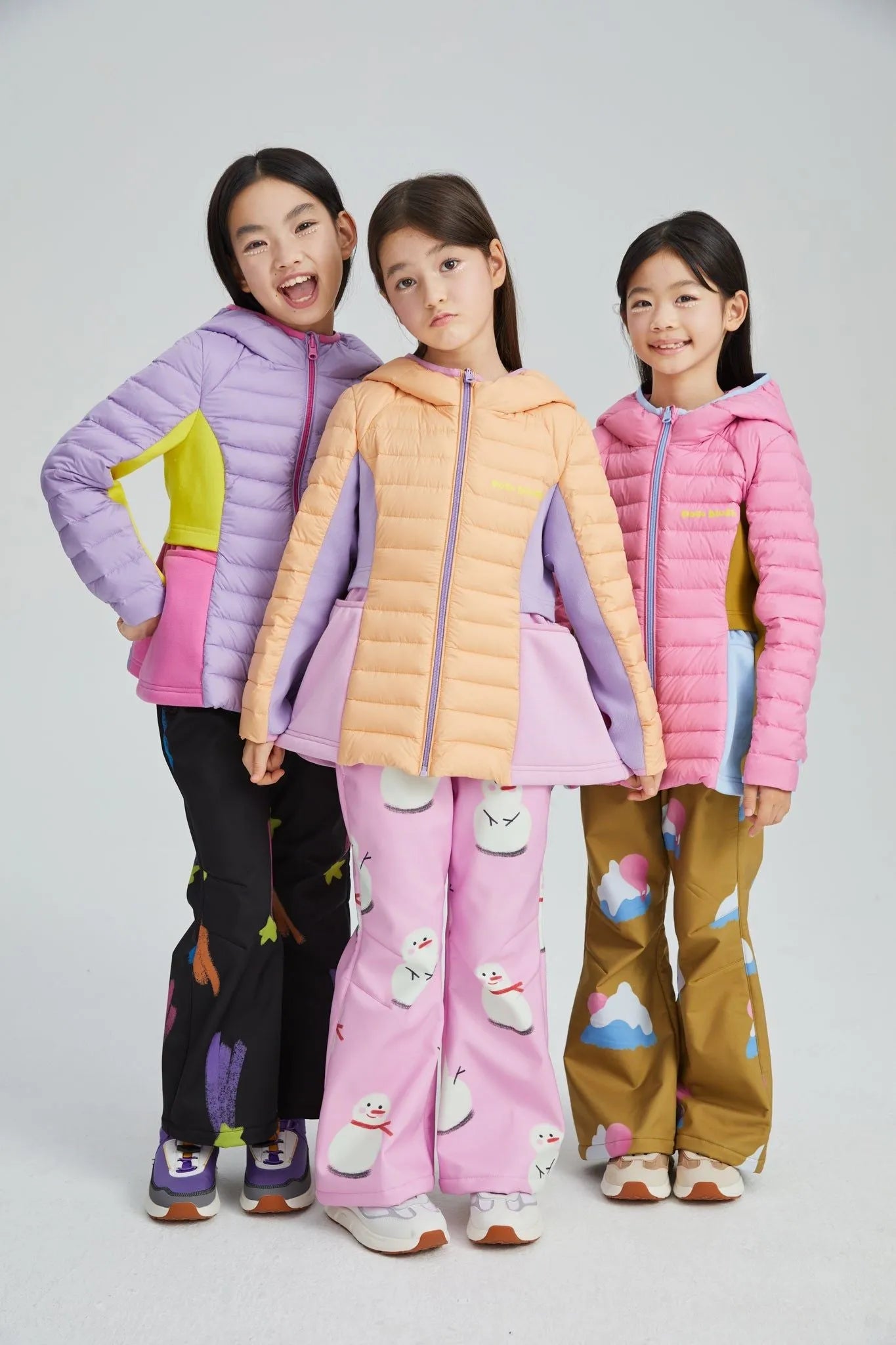 Poco Blush Colorblock Lightweight Down Jacket