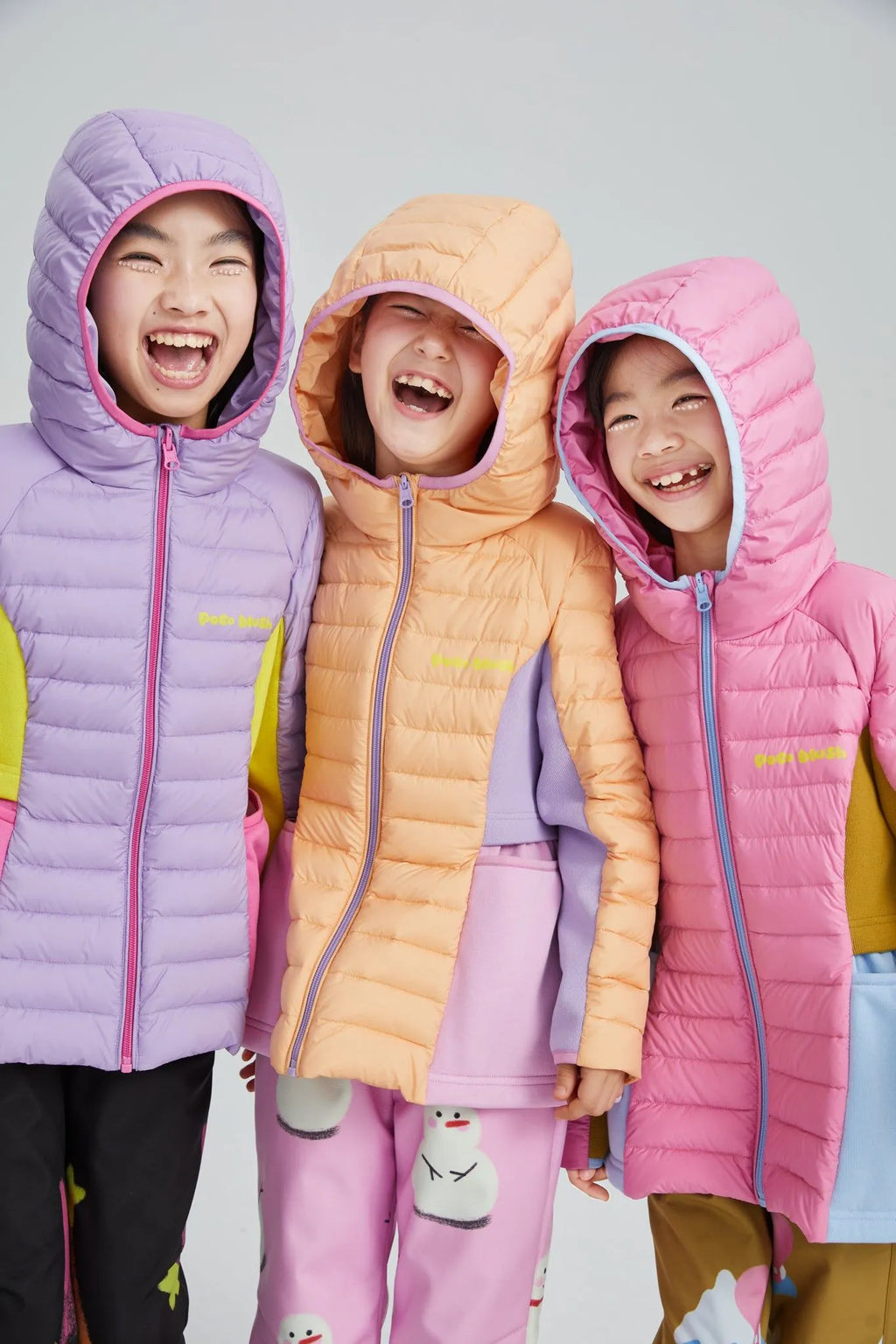 Poco Blush Colorblock Lightweight Down Jacket