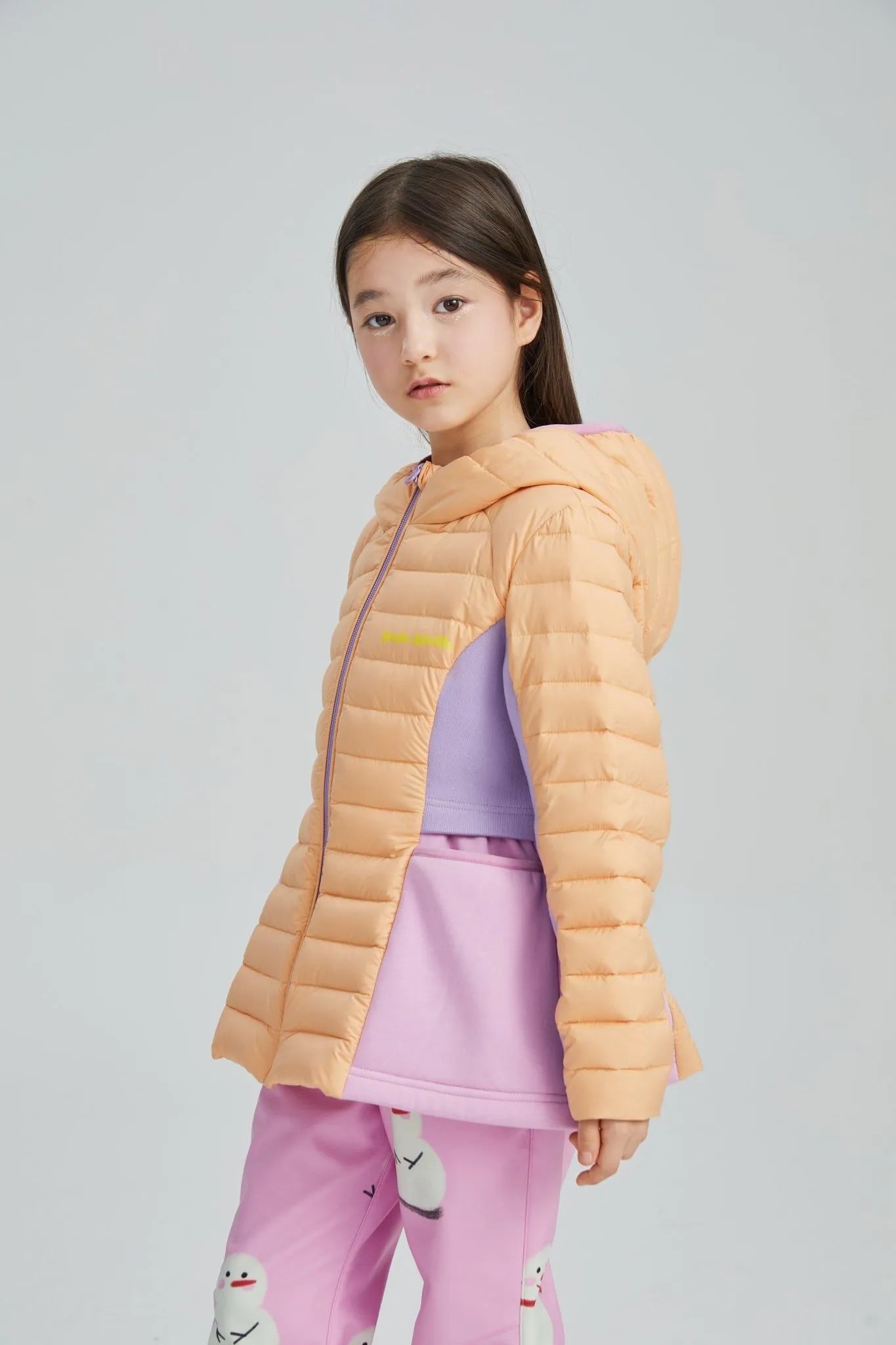 Poco Blush Colorblock Lightweight Down Jacket