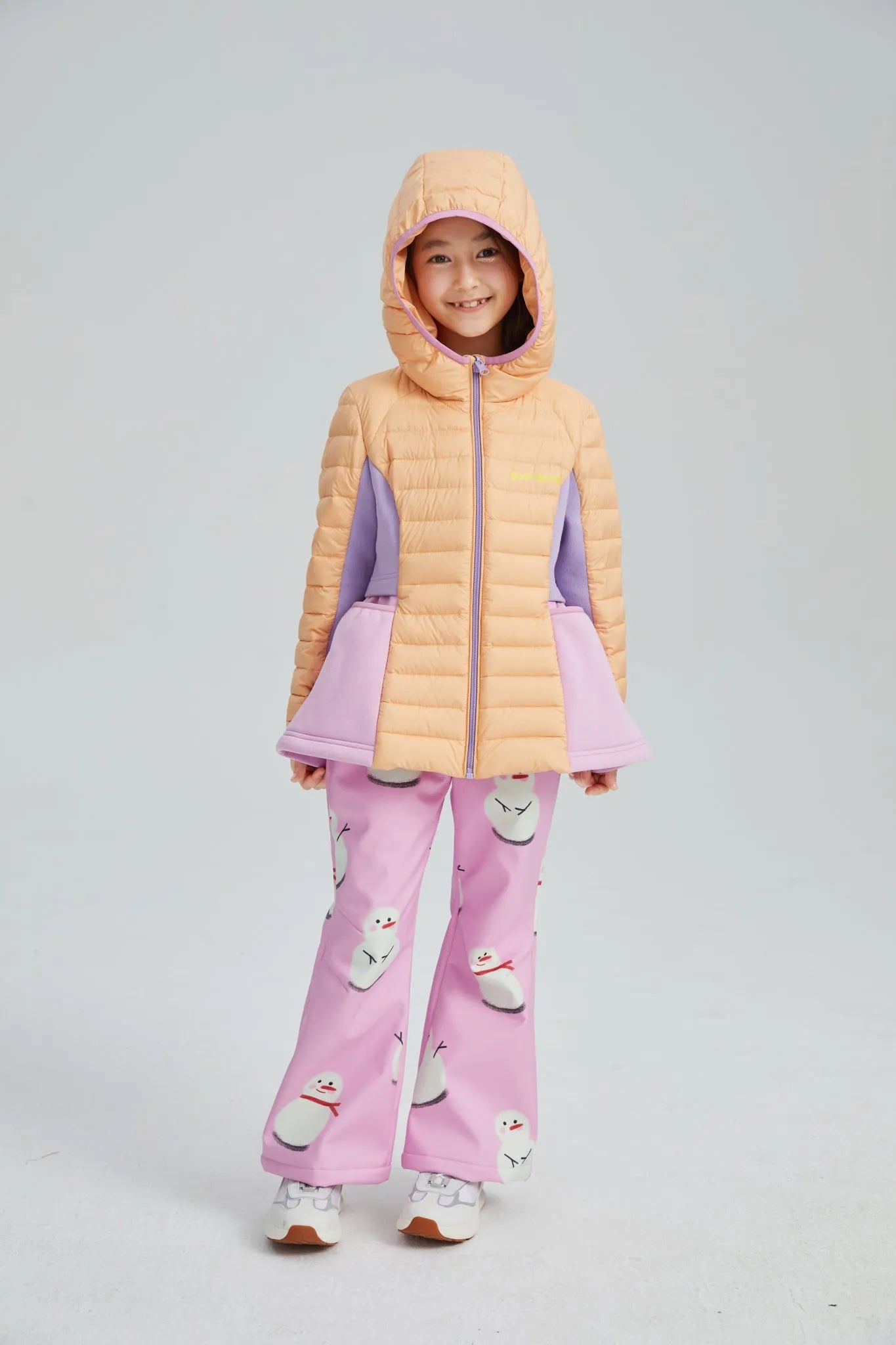 Poco Blush Printed Fleece-Lined Ski Pants