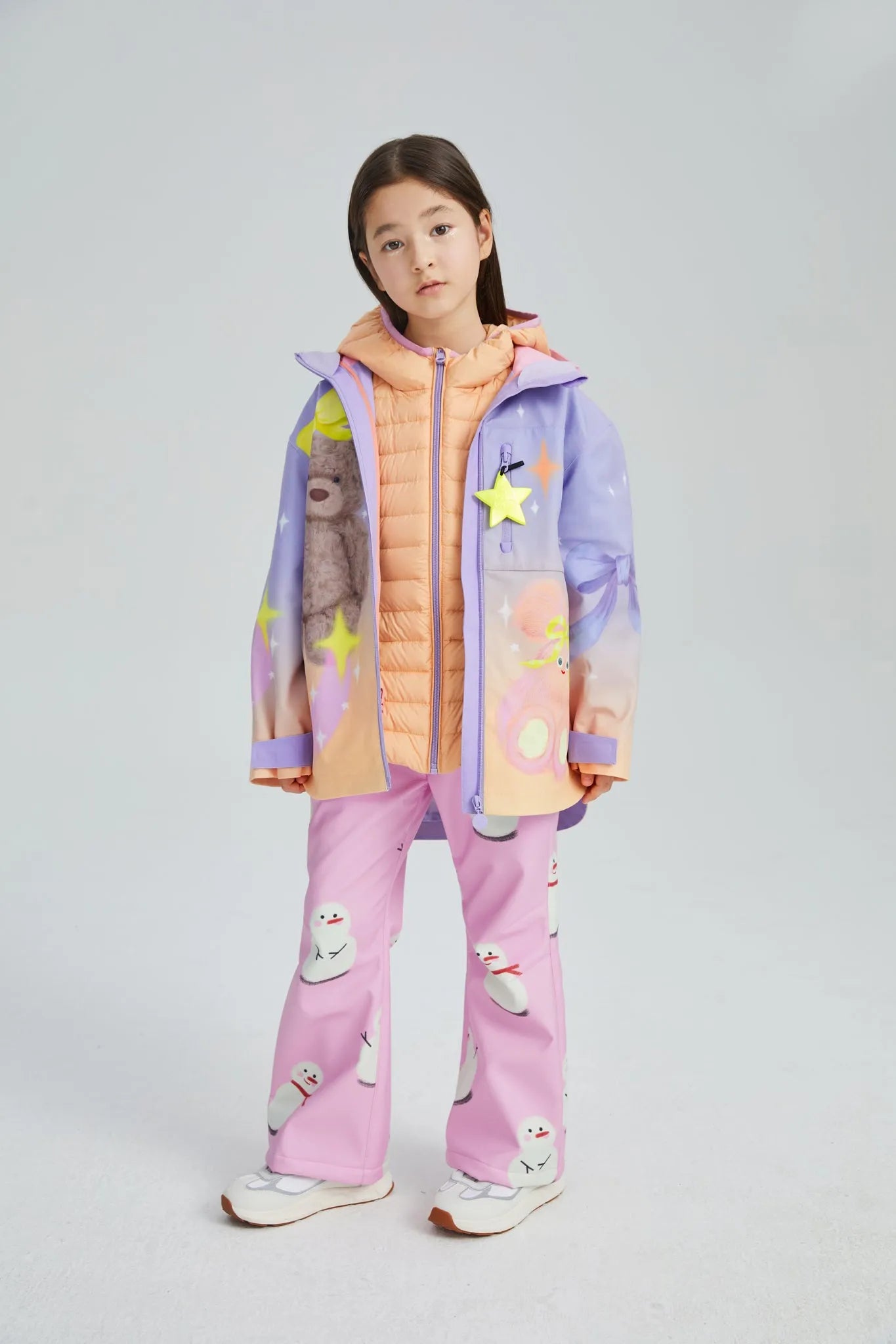 Poco Blush Toy Print 2-in-1 Ski Jacket