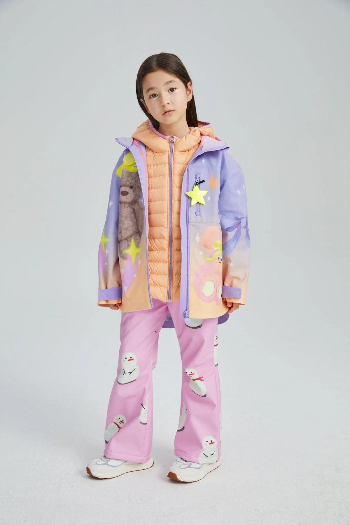 Poco Blush Colorblock Lightweight Down Jacket