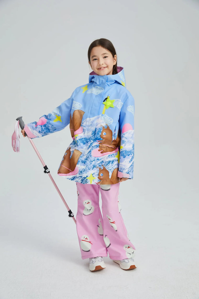 Snowy Squirrel 2-in-1 Ski Jacket by Poco Blush, image 6